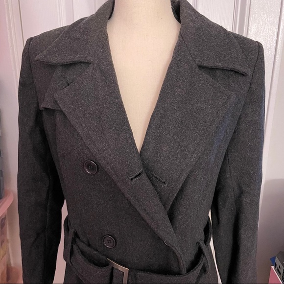 Gray Pea Coat - Picture 4 of 4